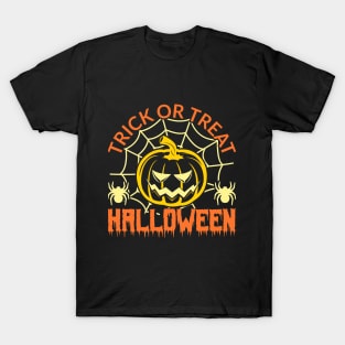 Halloween Trick or Treat Pumpkin Costume T-Shirt